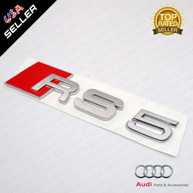 Audi RS5 Logo - Audi OEM 13-15 Rs5 Trunk Lid-emblem Badge Nameplate 8T0853740 | eBay