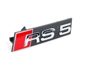 Audi RS5 Logo - NEW GENUINE AUDI RS5 10-16 FRONT RS5 BADGE GRILL ...