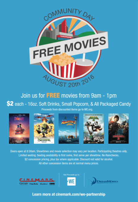 Century Cinemark Logo - Free Movies at Cinemark & Century theatres Aug. 20th