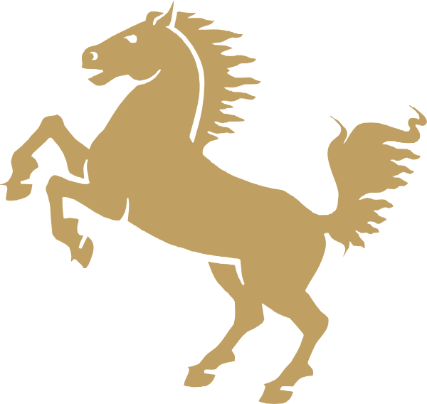 Gold Horse Logo - Gold Horse Clip Art at Clker.com - vector clip art online, royalty ...