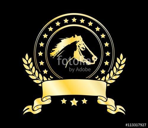 Gold Horse Logo - Horse Gold Logo Sample Stock Image And Royalty Free Vector Files