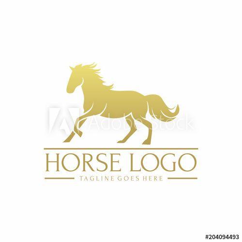 Gold Horse Logo - Gold Horse Logo Vector Element Symbol - Buy this stock vector and ...