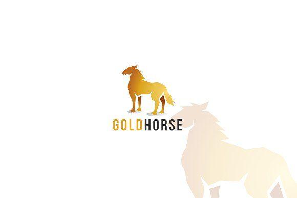 Gold Horse Logo - Gold Horse Logo Template Logo Templates Creative Market