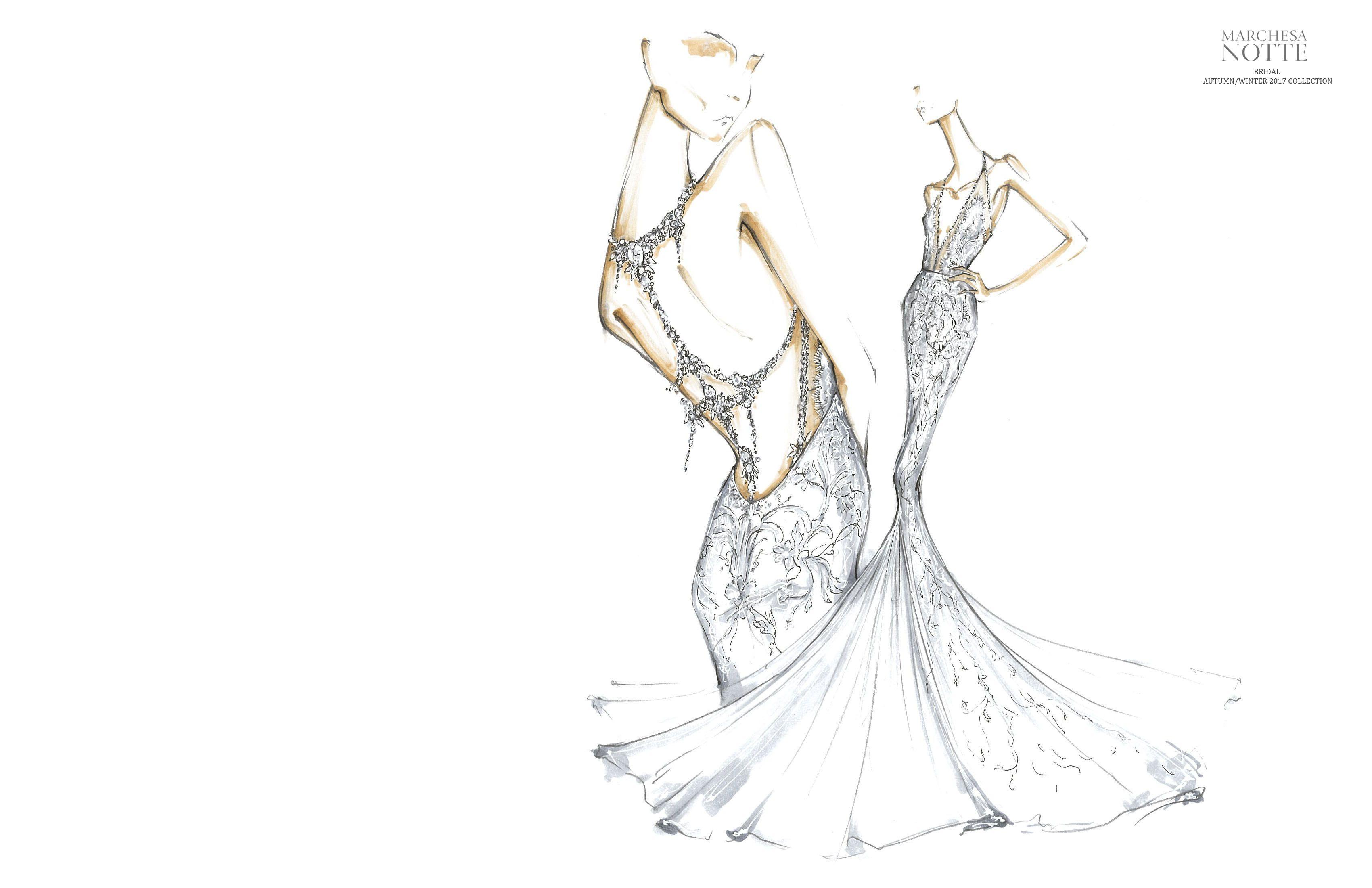 Marchesa Logo - Marchesa Notte Unveils First Bridal Collection – WWD
