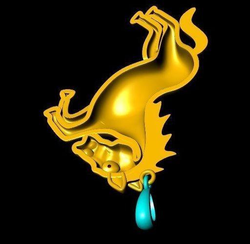 Gold Horse Logo - 3D print model 520 Gold Horse Pendant | CGTrader