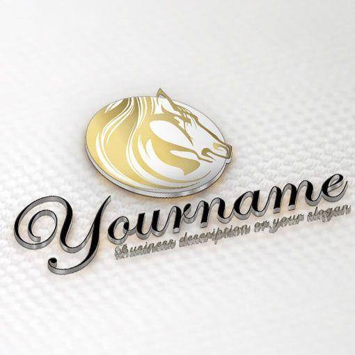 Gold Horse Logo - Exclusive Design: Golden Horse Logo + Compatible FREE Business Card ...