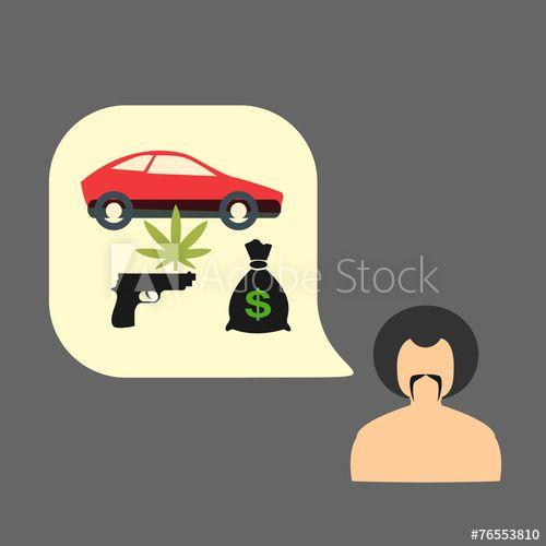 Gangster Money Logo - Set Gangster money, weapons and drugs eps - Buy this stock vector ...