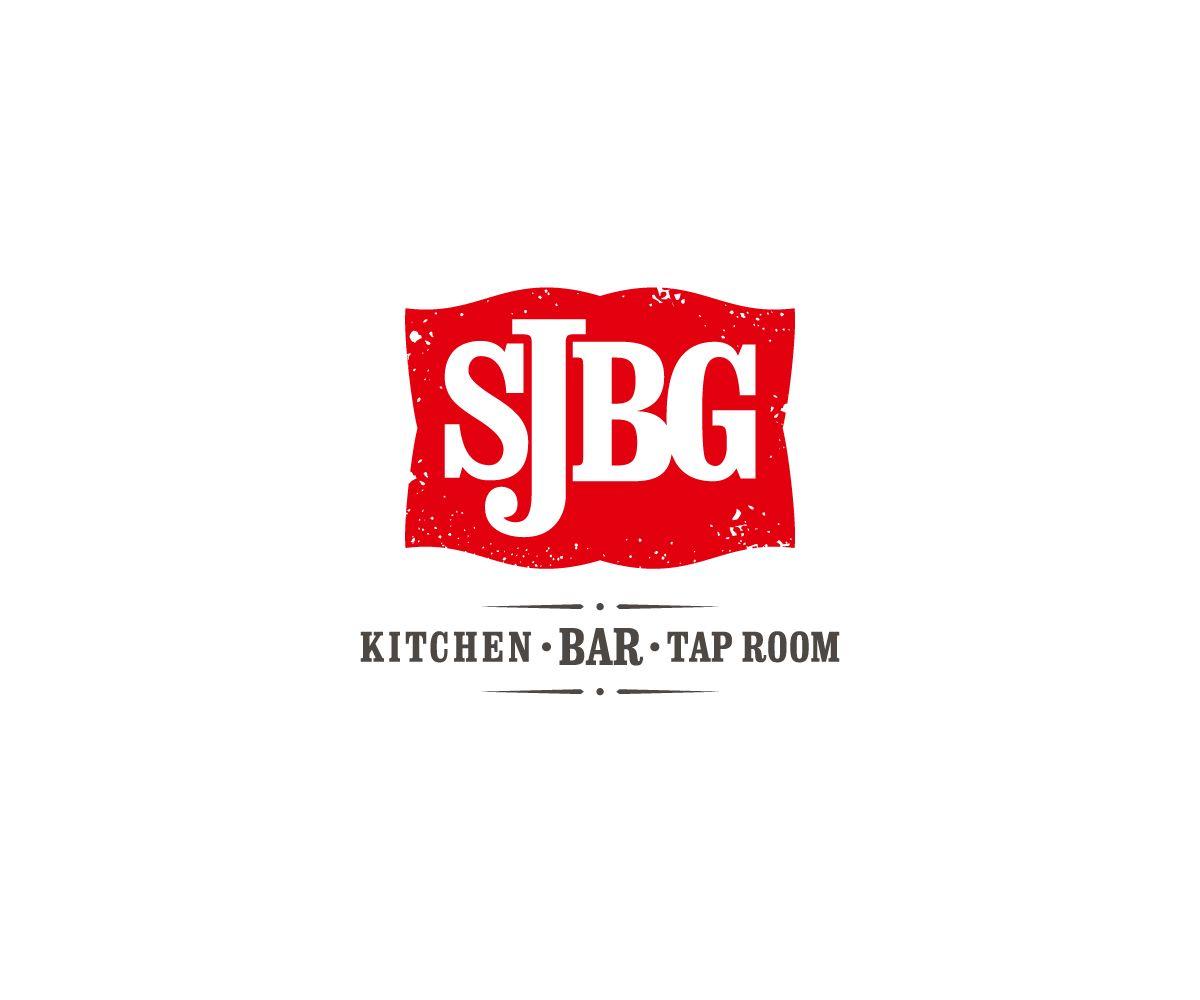 Red Bar Company Logo - Conservative, Masculine Logo Design for SJBG, Bar, Tap