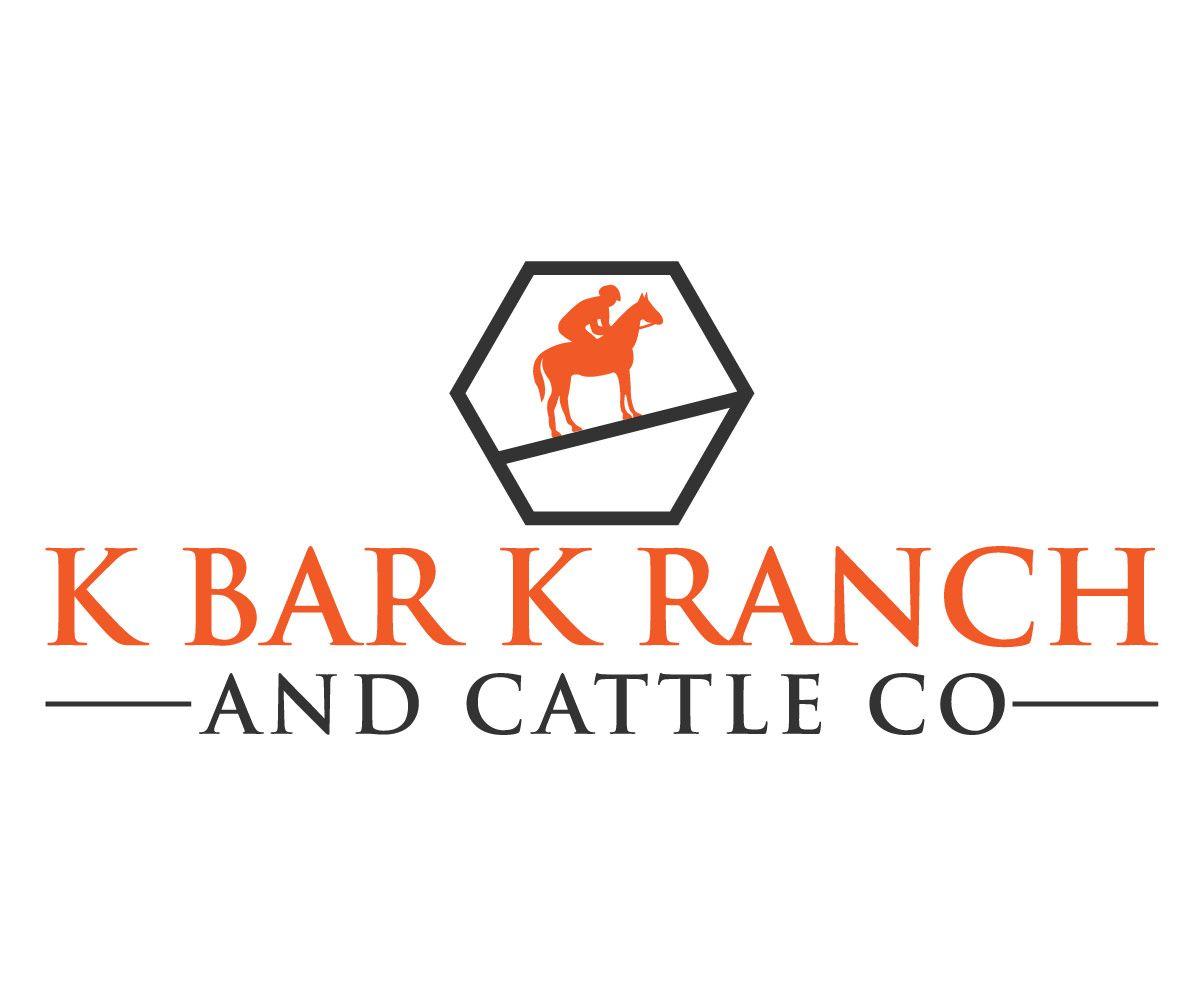 Red Bar Company Logo - Elegant, Traditional, Livestock Logo Design for K bar K Ranch