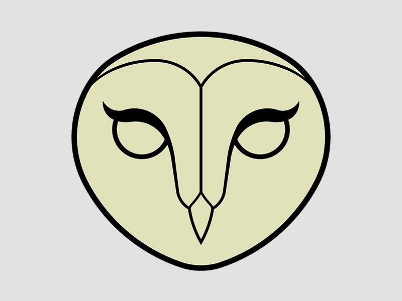 Owl Face Logo - Barn Owl by Jeremy Wright | Dribbble | Dribbble