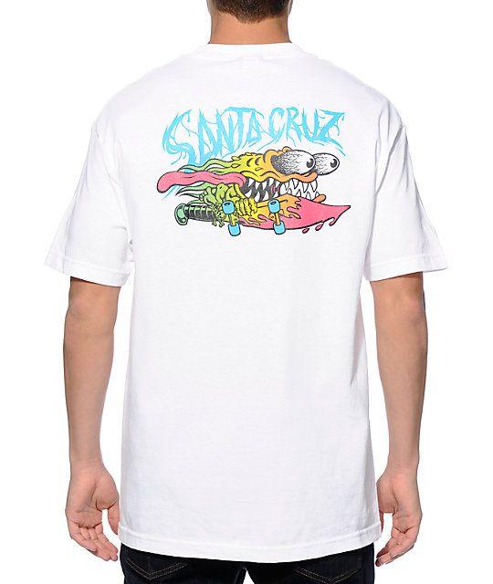 Santa Cruz Slasher Logo - Santa Cruz Slasher Fade T-Shirt | Zumiez