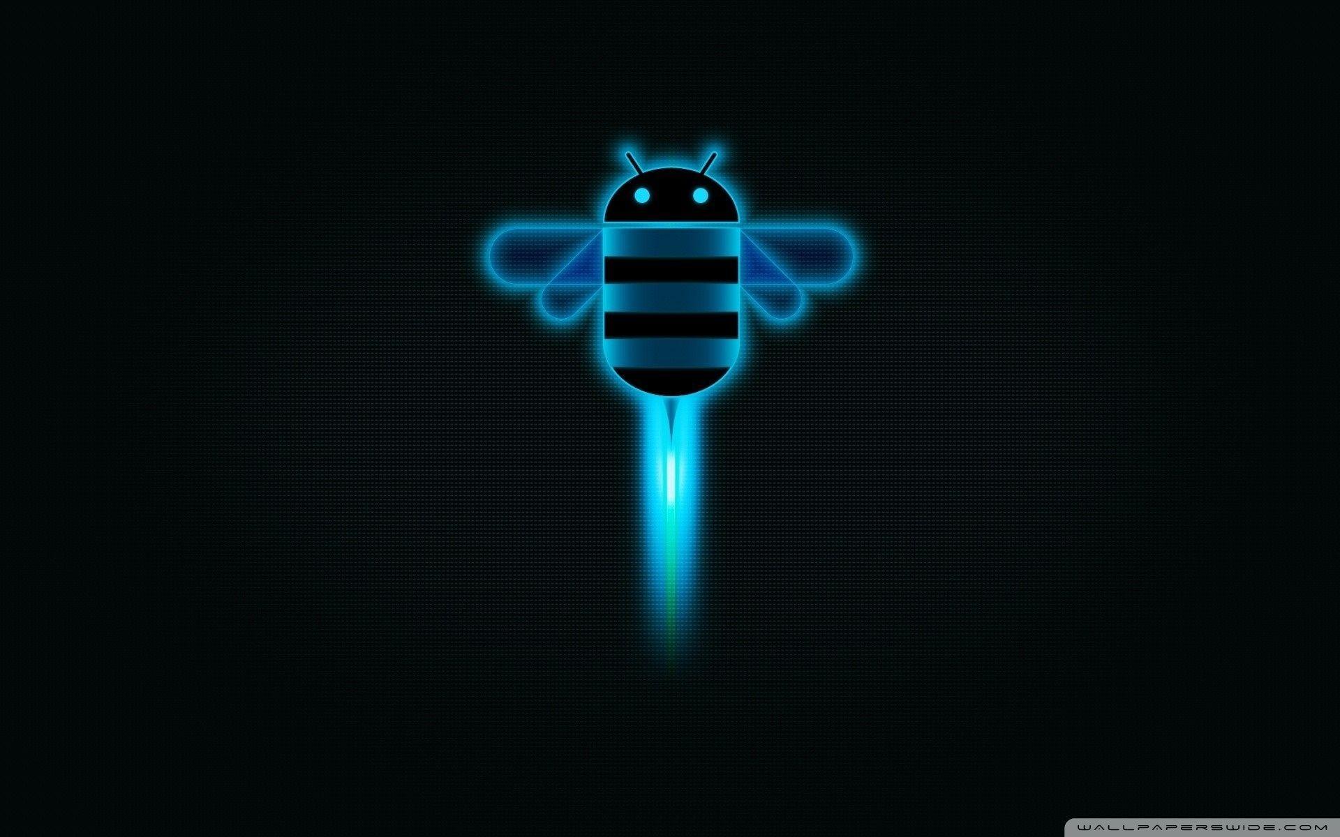 Cool Android Logo - Android Logo Wallpaper Black Brands & Logos : Cool Bee Android HD ...