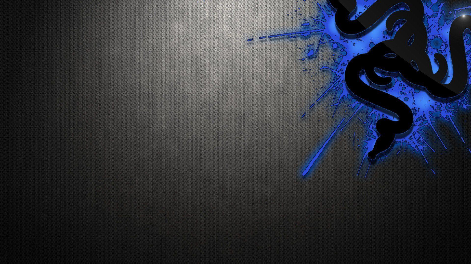 Black and Blue Logo - Computers design Razer gamers digital art logos Razer logo black and ...