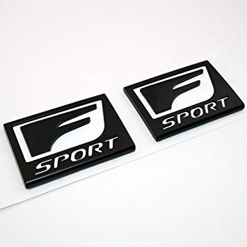 F Sport Logo - Amazon.com: 2x Matte Black F-Sport Logo ABS Badge Side Fender Marker ...