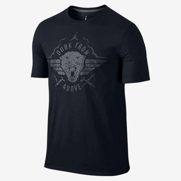 Jordan Elite Logo - Jordan Elite Squadron T-Shirt Black/Cool Grey | Pure Fire Kicks