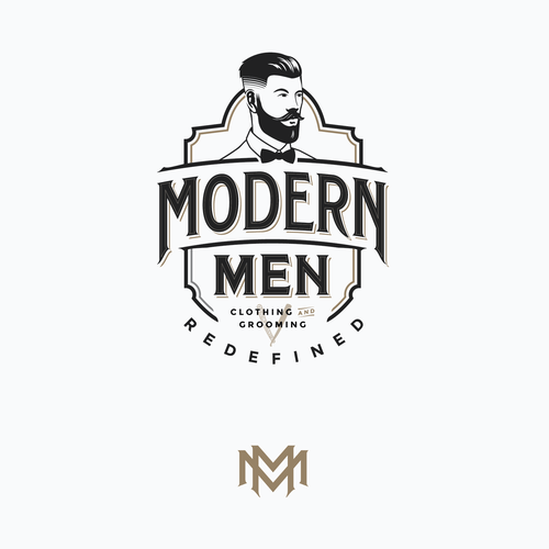 Men Logo - Manly, Retro Modern Logo For Modern Men: A Subscription Box For