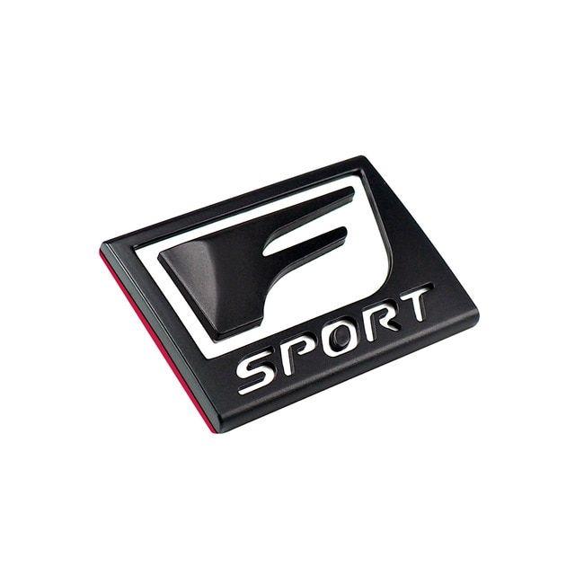F Sport Logo - 2pcs Car Sticker Badge Emblem Decal Sticker For Lexus F SPORT Logo ...