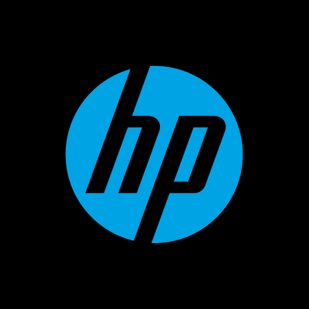 Black and Blue Logo - Picture of Hp Logo Black White