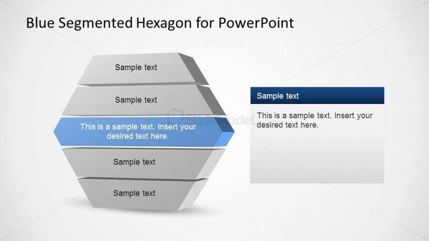Five Hexagon Logo - Five Layers Hexagonal Staged Diagram - SlideModel