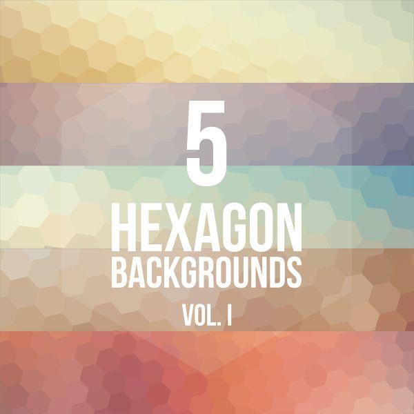Five Hexagon Logo - 5 Hexagon Backgrounds Vol. I on Behance