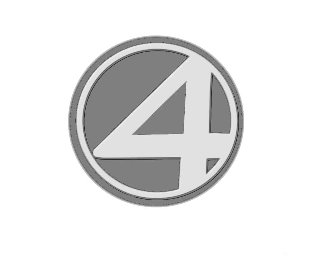 Fantastic Four Black and White Logo - Fantastic Four Logo / Entertainment / Logonoid.com