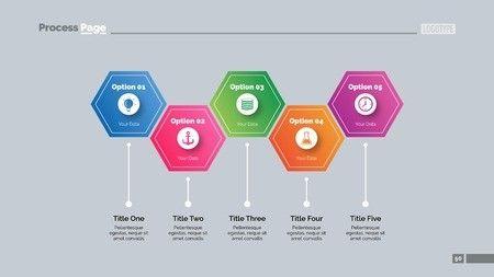 Five Hexagon Logo - Vector of Five Hexagon Steps Slide - ID:71144006 - Royalty Free ...