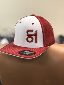Red and White for the W Logo - HATS – ON1