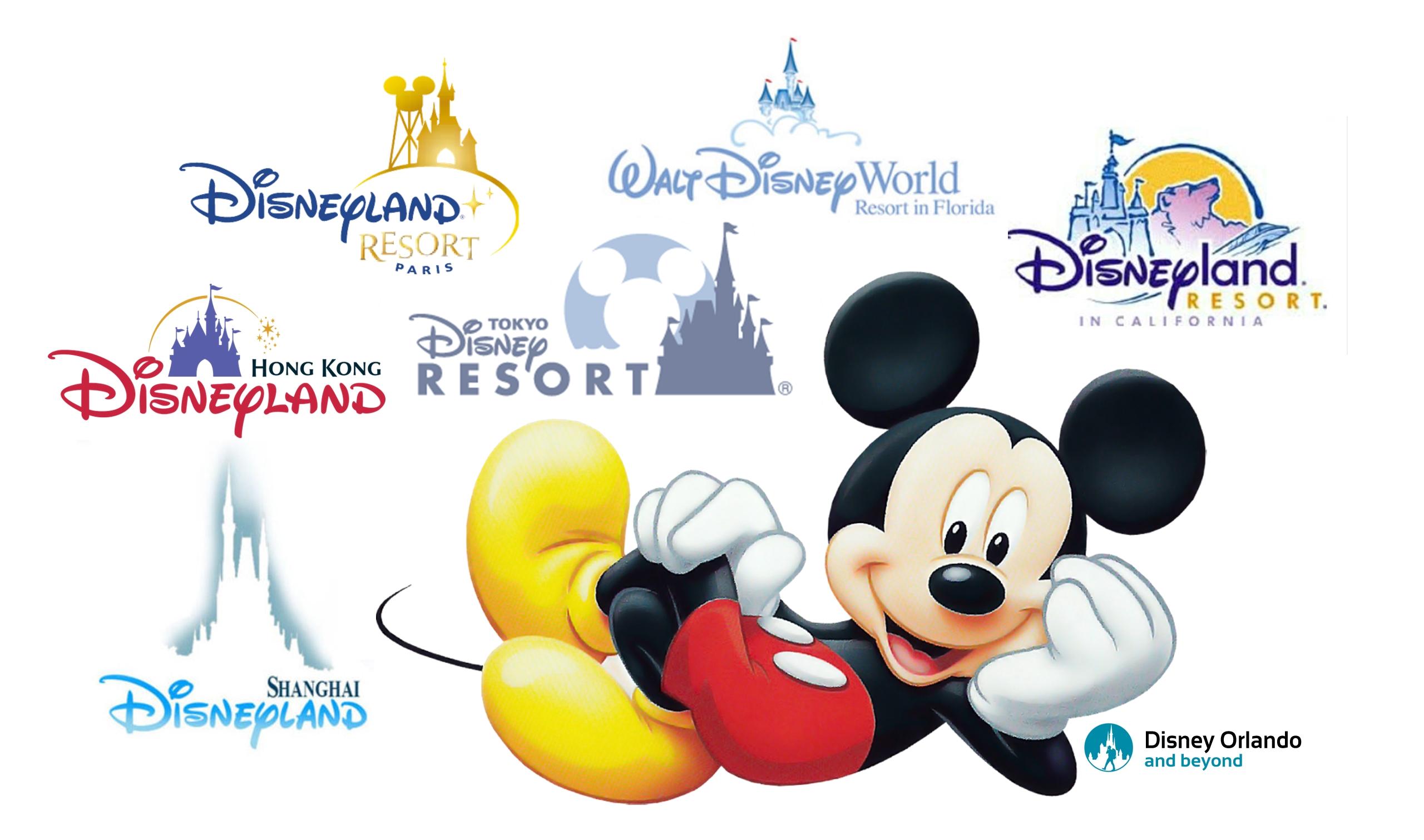 Disneyland Orlando Logo - A complete list of how many Disney Parks are there in the world