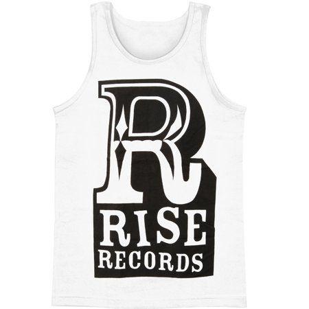 Walmart.com Put Logo - Rise Records - Rise Records Men's Big R Logo Mens Tank White ...
