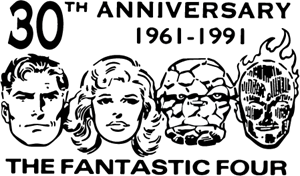 Fantastic Four Black and White Logo - The Fantastic Four Logo Vector (.EPS) Free Download