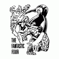 Fantastic Four Black and White Logo - The Fantastic Four | Brands of the World™ | Download vector logos ...