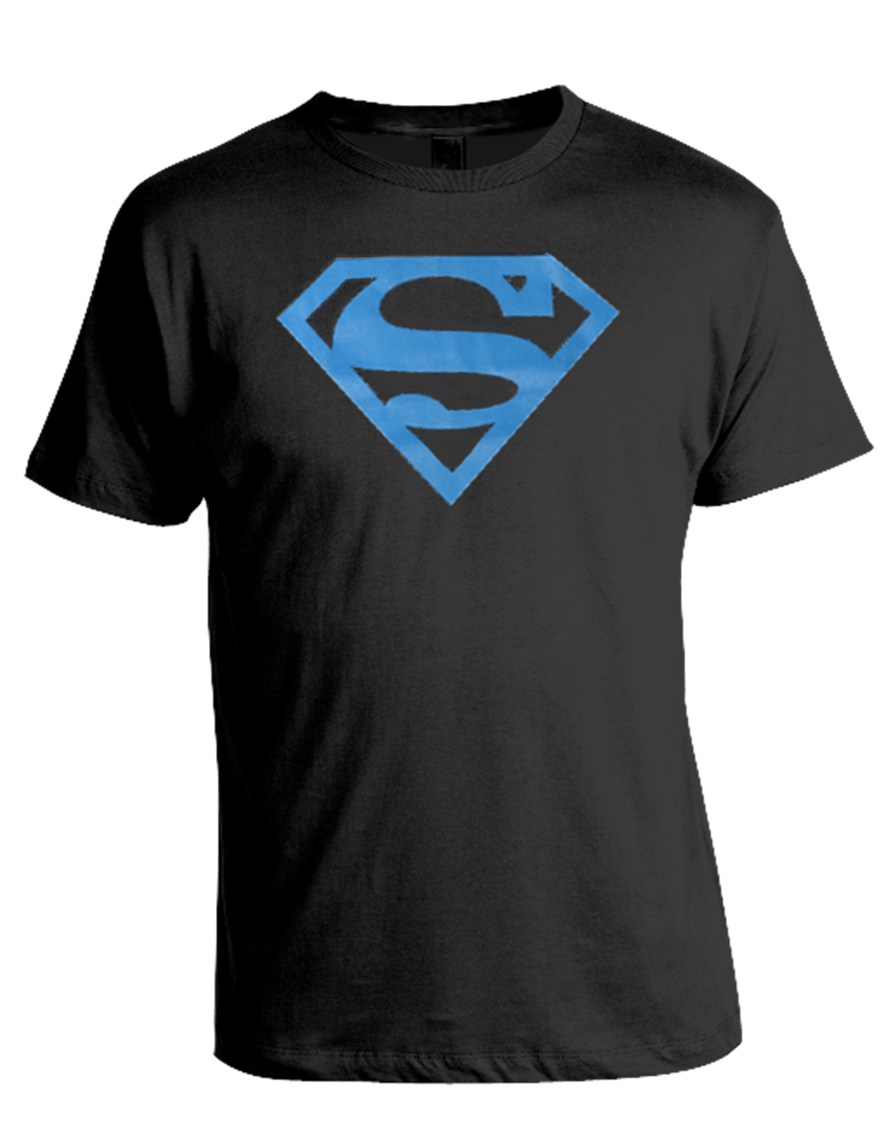 Black and Blue Logo - Superman T Shirt Blue Logo On Black - Life House Ink