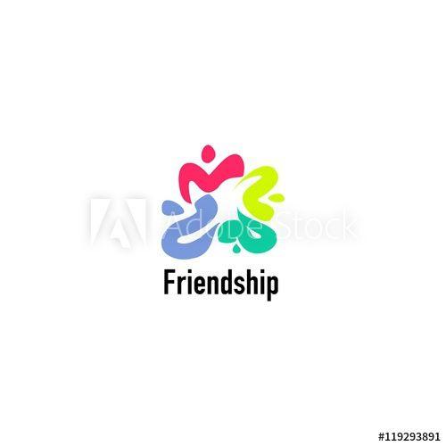 Friendship Logo - Friendship logo design template. Perfect for friendship day greeting