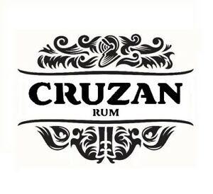 Rum Logo - high detail airbrush stencil cruzan rum logo FREE UK POSTAGE
