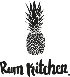 Rum Logo - Rum Kitchen. Caribbean Beach Shack inspired restaurant in London
