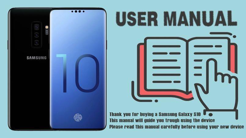 PDF Samsung Galaxy Logo - Samsung Galaxy S10 User Guide and Manual Instructions for Beginners