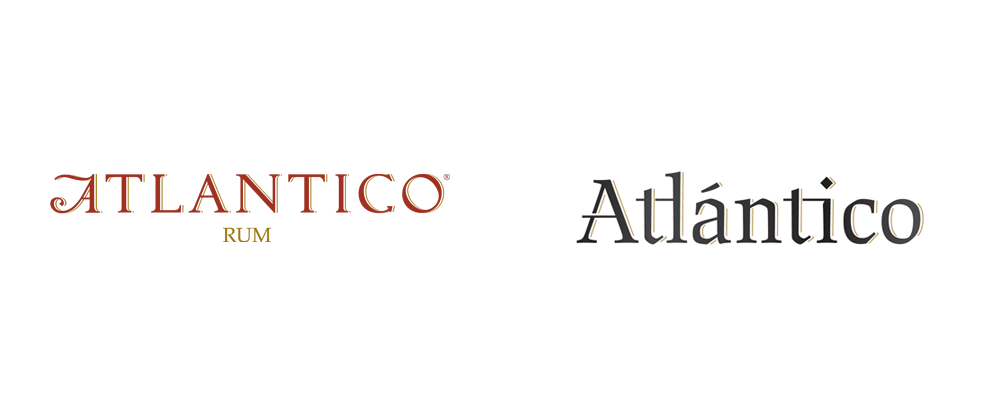 Rum Logo - Brand New: New Logo, Identity, and Packaging for Atlántico Rum by ...