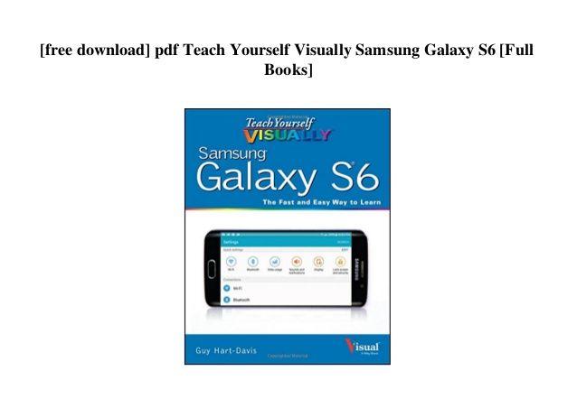 PDF Samsung Galaxy Logo - free download] pdf Teach Yourself Visually Samsung Galaxy S6 [Full B…