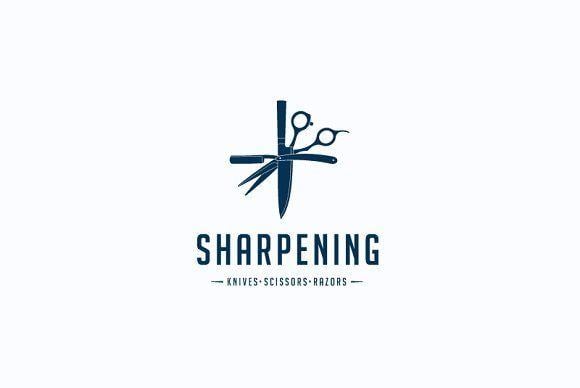 Sharping Razor Logo - Sharpening service logo ~ Logo Templates ~ Creative Market