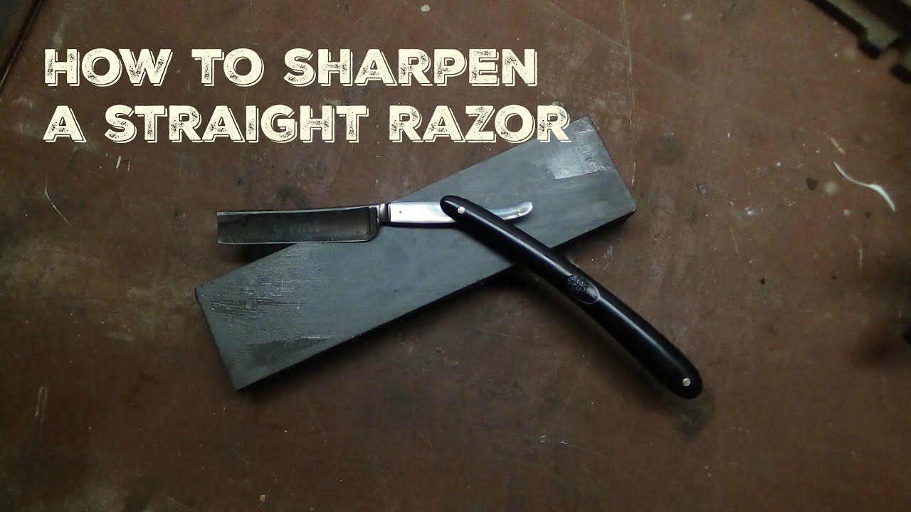 Sharping Razor Logo - How to Sharpen a Straight Razor - YouTube