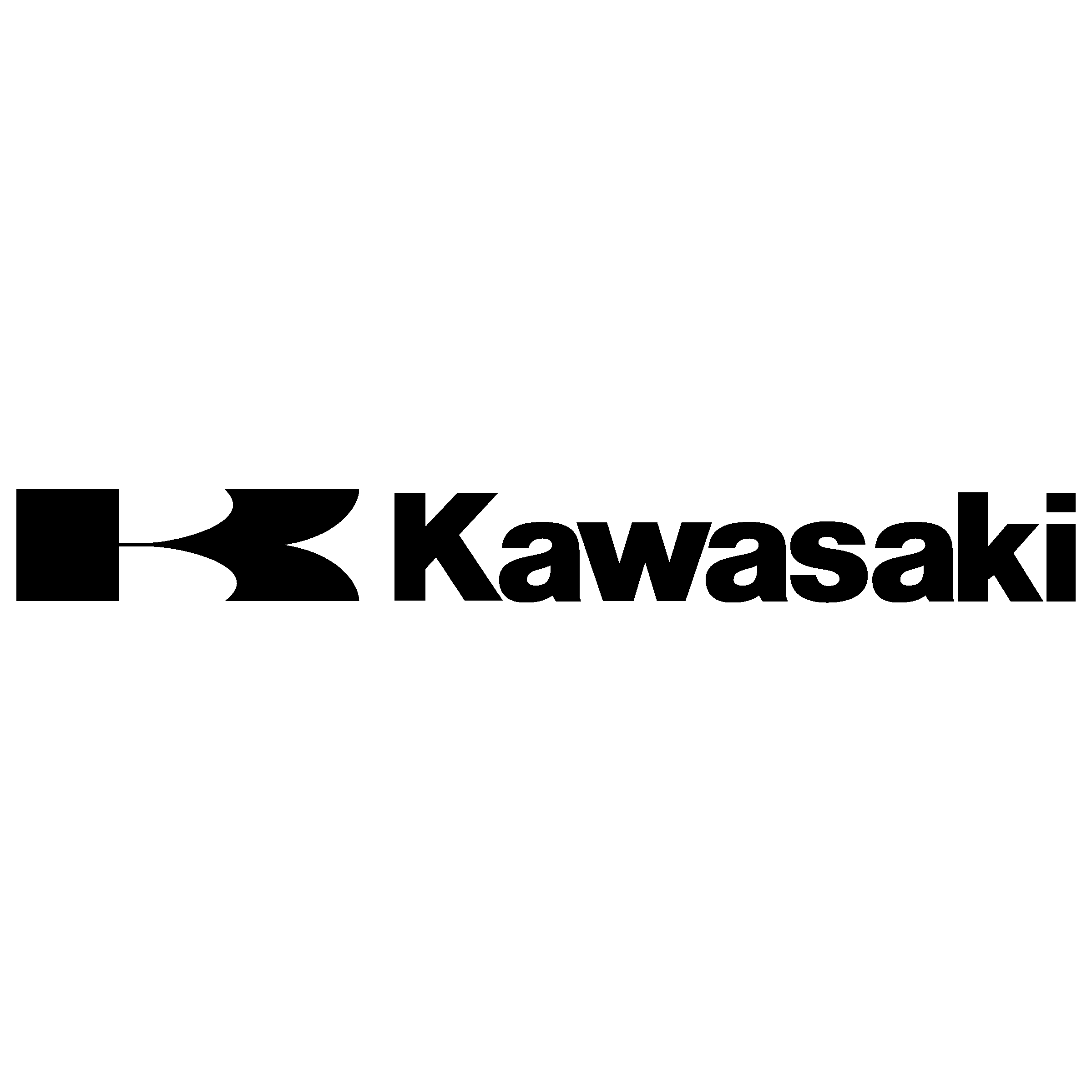 Black Kawasaki Logo - Kawasaki Logo PNG Transparent & SVG Vector - Freebie Supply