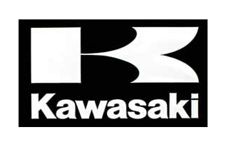 Black Kawasaki Logo - Kawasaki. Johnny's Vintage Motorcycle Company