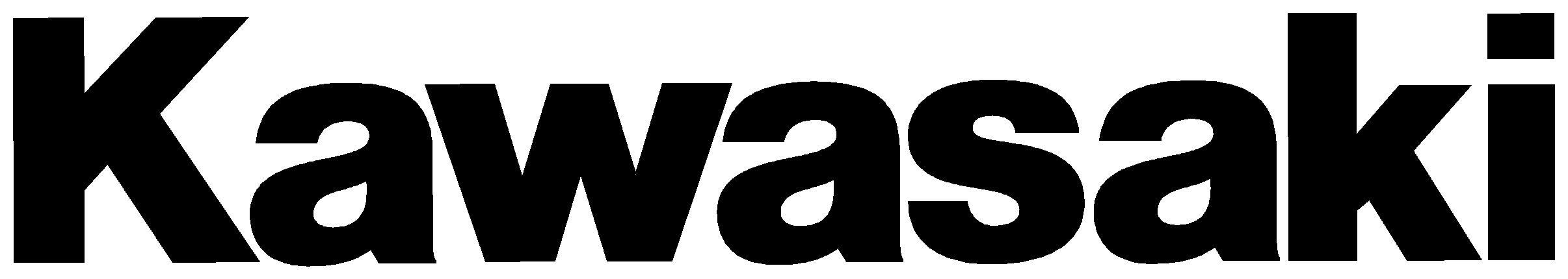 Black Kawasaki Logo - Kawasaki Logos