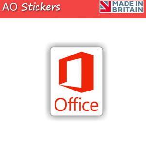 Microsoft Office Logo - 5 10 20 Microsoft Office logo vinyl label sticker badge for laptop