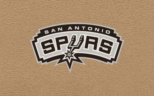 Tan Colored Logo - San Antonio Spurs Colored Logo Door Mat