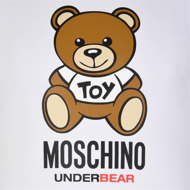 Moschino Bear Logo - TACNQHQ MOSCHINO Teddy Logo T Shirt White Standard sizing 590034