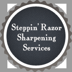 Sharping Razor Logo - Steppin Razor Sharpening Services - Knife Sharpening - East Berlin ...