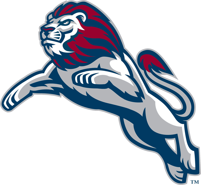 Red and Blue Lion Logo - Loyola Marymount Lions Alternate Logo Division I (i M) (NCAA