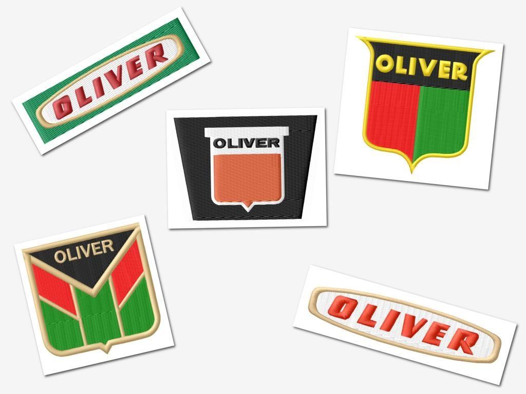 Oliver Tractor Logo - Oliver Tractor Embroidery Designs Set (4x4)