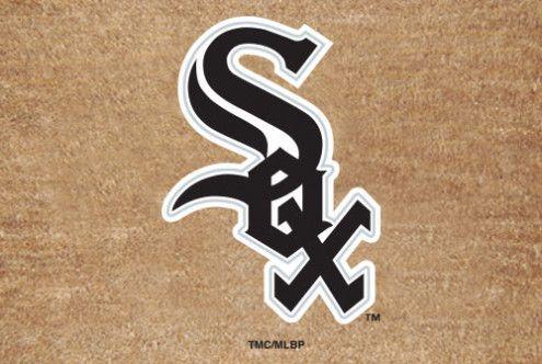 Tan Colored Logo - Chicago White Sox Colored Logo Door Mat